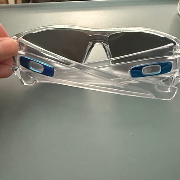 Oakley Clear Frame Black Lens sunglasses - Picture 2 of 7